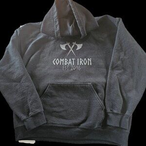 Combat Iron Until Valhalla Hoodie Medium